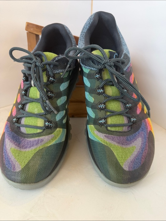 Merrell Shoes - Merrell Women’s Multicolor Athletic Sneakers - Green/Purple Pattern Size 10